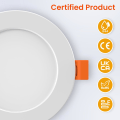 Miniatyrbilde 5 av 5: LED Innfelt Spot 7W 600LM, IP44 Innfelt belysning Takspot 110-220V [2700-4100-6500K] [27mm Innfellingsdybde] [Ø75-95mm Hull]