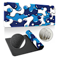 Miniatyrbillede 1 af 5: Kraken Keyboards Xxl Gaming Mousepad - Professionelt Håndlavet Mousepad . Gaming Desk Mat . 36\"X 16\" Udvidet Mousepad (Is)