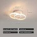 Miniatyrbilde 2 av 2: Gangs- og korridorbelysning, Moderne og nordisk bordlampe, LED-taklampe for entré og toalett