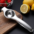 Miniatyrbillede 4 af 5: Manuel Saftpresser i Rustfrit Stål, Citrus Citronpresser, Frugtpresser Lime Metal, Professionel Håndsaftpresser Køkkenredskab