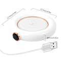 Miniatyrbillede 2 af 5: Kaffekopvarmer, Elektrisk Kopvarmer med Automatisk Afbrydelse, USB Drikkevarmer Te Drikkevarmer Bakke Kopvarmer Pad til Kontorbord