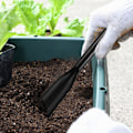 Miniatyrbilde 5 av 5: 2 stk Hage Spade Multifunksjonell Håndspade Karbon Rustfritt Stål Hage Spader Praktiske Hageverktøy for Transplantasjon, Graving, Planting