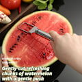 Miniatyrbild 4 av 5: 2 st Vattenmelon Gafflar Multifunktionell Vattenmelonskärare Fruktskärare Portabla Verktyg