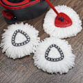 Pikkukuva 5 / 5: 2 kpl Spin Mop -varapää yhteensopiva - Mikrokuitumoppipäät white