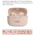 Miniatyrbillede 3 af 7: TWS Hovedtelefoner med Opladningsetui - Sort