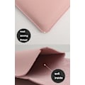 Pikkukuva 5 / 5: PU-nahkainen kannettava näppäimistön kantolaukku pölytiivis suojakotelo Logitech K380 Multi-Device Bluetooth -näppäimistölle (Pinkki)