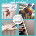 Miniatyrbillede 5 af 5: 4 stk. Radiatortermostathoved, TRV M30 x 1,5 Radiatorventil Udskiftningshoved, til Varmesystem Temperaturkontrol til Hjemmekontor