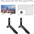 Miniatyrbillede 5 af 5: Universelt TV-stativ, TV-fod til TCL LCD LED 32 til 65 tommer fladskærms-TV, Udskiftningsdele til TV-fod med skruer