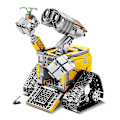 Miniatyrbillede 4 af 5: 687 Dele, Wall-E Robot Legetøj, robot samlebyggesæt, samlemodeller