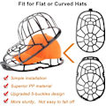 Miniatyrbilde 2 av 5: Vaskebur for caps for vask av baseballcaps, capsvask og hattrengjøringsstativ