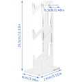 Miniatyrbilde 2 av 5: Spillkontrollerstativ, Spillhåndtakstativ, Hodetelefonhenger, Universelt spillkontrollerstativ, Avtakbart lagringsstativ, 3 lag