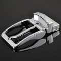 Miniatyrbillede 2 af 4: Mænd Metal Reversible Bæltespænde Udskiftning Antik Rektangulær Pin Spænde (sort) C