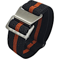 Miniatyrbilde 1 av 4: Elastisk Nylon Navy Diver Fallskjermstropp 22mm Militærstropp