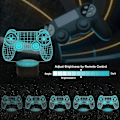 Miniatyrbillede 2 af 5: Gamepad 3D Illusion Lampe, Ammonit Controller Natlys med Fjernbetjening