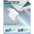 Miniatyrbilde 3 av 5: 70W USB C-lader Kompatibel med MacBook Air MacBook Pro 13-16 tommer 2024-2020, M1-M3 Mac Laptop, iPad, Med 2M/6.6FT Mac USB C-ladekabel