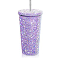 Pikkukuva 1 / 5: Bling Diamond Tumbler - Kiiltävä Vesipullo Kannella