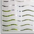 Pikkukuva 1 / 4: Ikkunakalvo Yksityisyys UV-suoja Aaltokuvio 30x200cm 4pcs