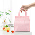 Miniatyrbild 1 av 5: Liten lunchväska, isolerad lunchväska för kvinnor, män och barn, återanvändbar läckagesäker termisk lunchlåda behållare för kontorsarbete etc. (rosa)