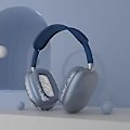 Pikkukuva 3 / 5: Langattomat Melunvaimentavat Kuulokkeet Musiikki Kuulokkeet Stereokuulokkeet Bluetooth Kuulokkeet blue
