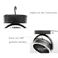 Miniatyrbillede 3 af 5: Batteridrevet ventilator med 360° rotation, din perfekte ledsager til udendørs eventyr og nødkraft
