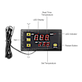 Miniatyrbild 3 av 4: W3230 Mini Digital Temperaturregulator, LED-display Termostat Regulator, AC110V-220V 20A Temperaturregler Sensor Meter