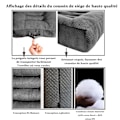 Miniatyrbillede 4 af 5: Bil Booster Sædehynde, 40x40cm Kontorstolshynde, Ergonomisk Ortopædisk Sædehynde til Spisebord, Grå Dark Grey