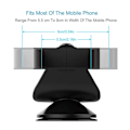 Miniatyrbillede 3 af 5: Bilholder, Universal Mobiltelefon Bilholder til Mobiltelefoner Apple iPhone 14, 14 Pro, 13, 13 Pro, 12, 11, Xr, Xs, Android Smartphone, GPS