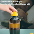 Pikkukuva 4 / 5: 250 ml Sähköinen Sitruunapuristin Kannettava Appelsiininsekoitin Mini Mehupuristin Hedelmämehukeitin USB-kone Ladattava sitruskone hedelmämehukeitin