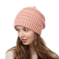 Miniatyrbilde 5 av 5: Slouchy Beanies, Oversized Strikket Varme Vinterluer for Kvinner, Tykke for Kaldt Vær