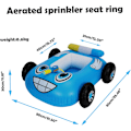 Miniatyrbillede 3 af 5: Børnepool Float med Vandpistol, Oppustelig Svømme Float Sommer Svømmebassin Legetøj, Oppustelig Pool Float, Børne Svømme Float Svømme Float