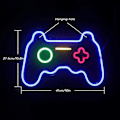 Pikkukuva 3 / 5: Pelimuotoinen Neonmerkki, Led-seinäneonvalo, Kylmät Yövalot, Usb-virralla (41x28cm)
