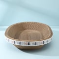 Miniatyrbilde 3 av 5: Katt-ripeskive, Katt-ripeskive, 2 i 1 Oval Katt-ripeskive Kortets Lounge Katt-seng, Papp Katt-hus Katt-senger For Innendørs Katter