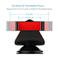 Miniatyrbillede 3 af 5: Bilholder, Universal Mobiltelefon Bilholder til Mobiltelefoner Apple iPhone 14, 14 Pro, 13, 13 Pro, 12, 11, Xr, Xs, Android Smartphone, GPS