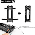 Miniatyrbillede 4 af 6: Cykelstativ baghjulsstativ udstillingsstativ aluminium foldbart cykelstativ