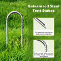 Miniatyrbilde 2 av 5: 12\" Telttanker, 6-pak U-formet, Heavy Duty Jordstikker for Camping, Telte, Trampoline, Markiser, Skur, Havner, Sving