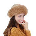 Miniatyrbillede 4 af 4: Damehat til vinter Kosak Russisk stil Hat Flurry Fleece Fisker Mode Varmt Hætte (Kamel) Camel