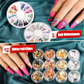 Miniatyrbild 5 av 6: Nagelkonstborste Set med Nagelstenar, Nagelkonst Kit Verktyg med Nagelkonstpennor Nagelprickverktyg för Tonårsflickor