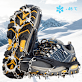 Miniatyrbilde 2 av 5: Brodd Ice Cleats Traction Snø Grips for Sko Støvler Kvinner Menn Barn Anti Sklisikre 19 Rustfrie Stål Pigger Sikker Beskyttelse (XL)