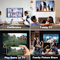 Pikkukuva 4 / 4: Lightning Digital AV-sovitin iPhone iPad HDMI-sovitin televisioon HDMI-kaapeli liitin 1080P Synkronoi näyttö TV/HDTV/näyttö/projektori Yhteensopiva, Plug and Play