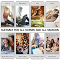 Miniatyrbild 5 av 5: Doftljus-presentset för kvinnor, 4-pack, sojavaxaromaterapi-ljus för stressavlastning eller jul, födelsedag, mors dag