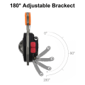 Miniatyrbillede 4 af 5: Mini Bærbar Arbejdslampe Genopladelig Lommelygte 800 Lumen Nøgleringsinspektionslamper, med Oplukker, Magnetisk Base (2 STK)