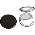 Miniatyrbillede 1 af 5: Makeup Spejl, Rundt foldbart spejl 6,7 CM, Dobbeltsidet Makeup Spejl (Den ene side forstørret, den anden side normal) PU Lommespejl