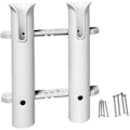 Miniatyrbilde 1 av 4: Plast Dobbel 2-STANG Stativ Vertikal Holder Organizer - Båt Kajakk Fiskestang Oppbevaring Agn