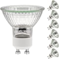 Miniatyrbild 1 av 5: GU10 50W Glödlampor, GU10 Halogenlampor, Spot Light Glödlampa AC 230V 50W, GU10 Halogen Halogenlampor 2 Stift 35° Spridningsvinkel 2700K Dimbar Varmvit, 6-pack