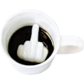 Miniatyrbillede 1 af 5: Keramisk te/kaffekrus med 3D interiørdesign 9 x 8,5 x 9 cm (LANGFINGER) 300 ml