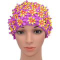 Miniatyrbilde 1 av 5: Badehette Blomstrete Petal Retro Stil Badehetter for Kvinner