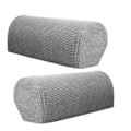 Miniatyrbilde 1 av 5: Beskyttelsestrekk for armlener til lenestoler, sofaer, sklisikker lenestol, 2 stk./sett fleece armlenetrekk elastisk stol sofatrekk armbeskytter, stretch passform