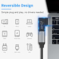 Miniatyrbillede 2 af 5: 10 Gbps vinkelret USB 3.0 han til USB C hun adapter, 90 graders USB 3.1 Gen2 USB C til USB 3.0 adapter til PC, bærbar computer, mobiltelefon