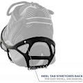 Miniatyrbillede 3 af 5: Kæde-antiskid sko-overtræk, TPE-brodder, udendørs bjergbestigning udstyr, bærbare og lette sne sko antiskid kæder, (EU 36-41) Size 36-41