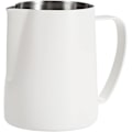 Miniatyrbilde 1 av 4: Melkeskummerkanne, 600 ml rustfritt stål espressoskummerkanne, kaffeskummerkanner melkekanne latte art, hvit